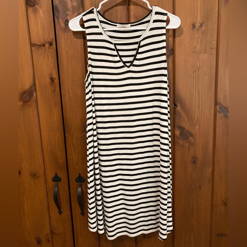 M Nine Britton striped dress